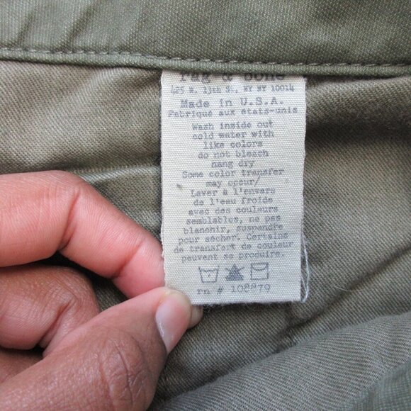 Rag & Bone Women's Cargo Pants 30 Green 100% Cotton Vtg Outdoor Workwear 776 - Picture 5 of 14